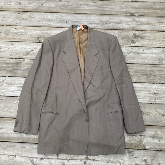 Vintage 100% Wool Giorgio Armani Jacket Black - Picture 2 of 16